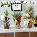 ★サイズ：高さ：約25cm ★卓上クリスマスツリーはクリスマス飾りの定番商品として、クリスマス雰囲気を演出して、活気が溢れています。 ★テーブルの上、カウンターの上、お部屋に置いて、置いても素敵なアクセサリーです。 ★お子様たちへのクリスマスプレゼントにも最適！ ★ホール、自宅、お店、ホテル、オフィス、デパート、パーティー、学校、幼稚園、などに飾る最適！ 【重要】注意事項（ご購入前に必ずお読みください。） ※ 原産国：中国 ※ ラッピング対応しておりませんので、ご了承ください。 送料について： ※北海道、沖縄離島への配送は別途送料が発生致します ※別途送料は購入商品1個あたりにつき発生する場合がありますので、予めご了承の上ご購入下さい。 掲載画像と仕様について： ※掲載画像につきましては、撮影照明やお客様の閲覧されますパソコンのモニターや、 携帯電話のキャリアによって実際の商品と色が多少異なることがございます。予めご了承下さい。 ※製造時期によりデザインや仕様に若干の変更がある場合がございます。ご了承ください。