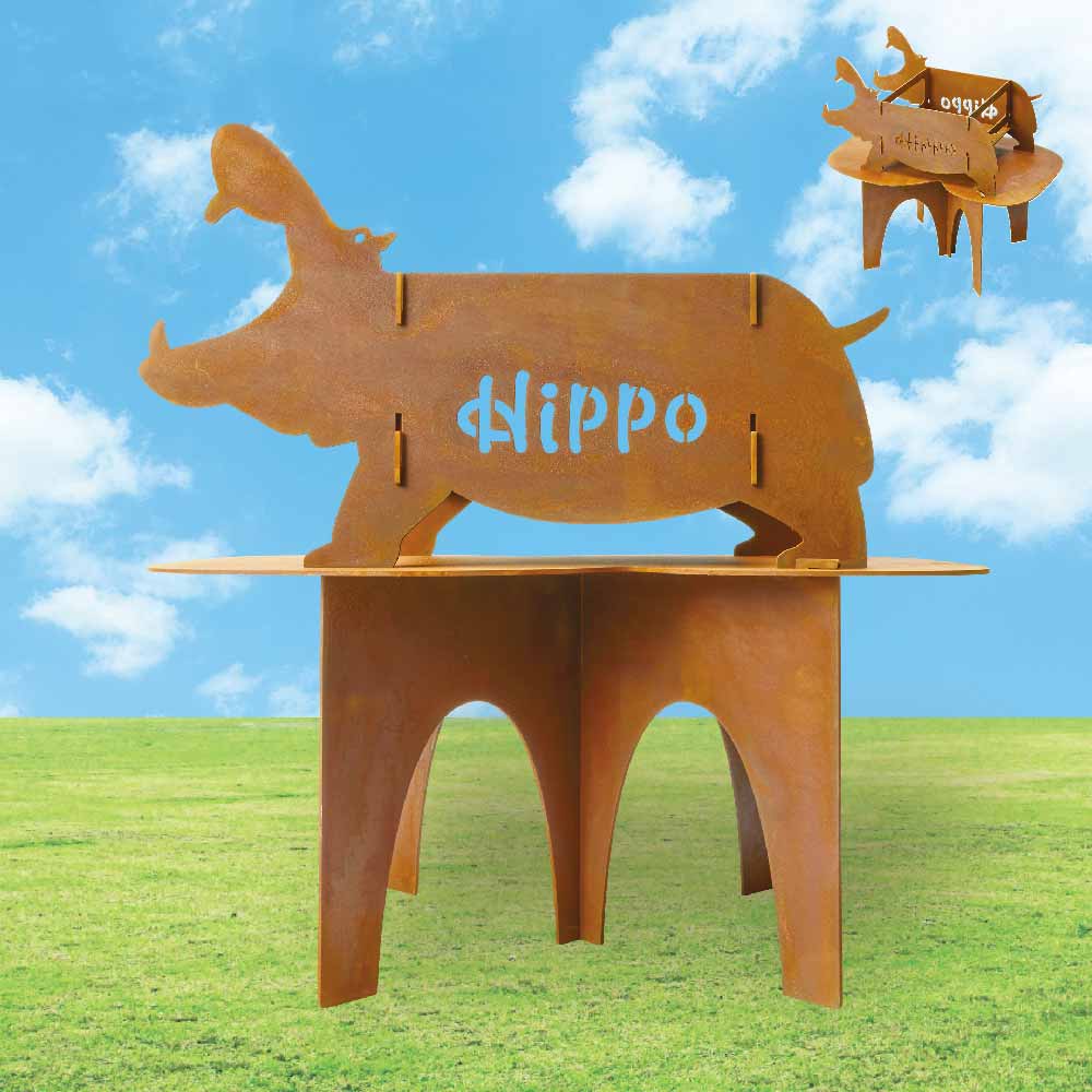 美濃クラフト キャンプ BBQ バーベキュー アウトドア コンロ 鉄板焼 コルテン銅 1〜4人用 組み立て式 ..