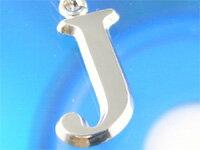 樂天商城 - イニシャルペンダント【現品限り】K18ホワイトゴールド ［J］※メール便（クリックポスト便）発送商品です