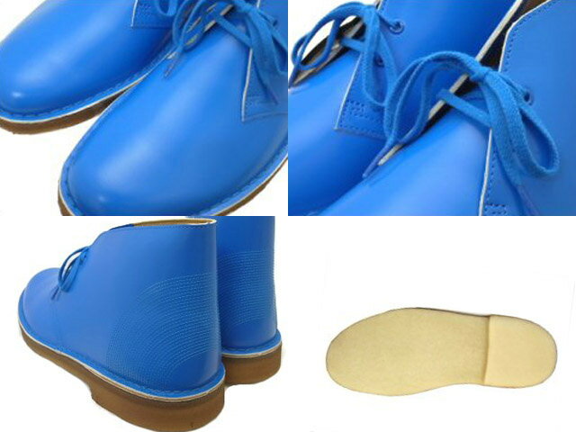 CLARKS / ���顼���� DESERT BOOT / �ǥ����ȥ֡��� STYLE NO. 20352804 COBALT PATENT / ���Х�ȥѥƥ�� MENS / ��� ��UK���ʡ�