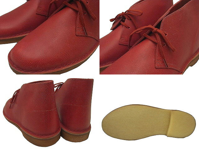 CLARKS / ���顼���� DESERT BOOT / �ǥ����ȥ֡��� STYLE NO. 20356343 RED INTEREST LEATHER / ��åɥ��󥿥쥹�ȥ쥶�� MENS / ��� ��UK���ʡ�