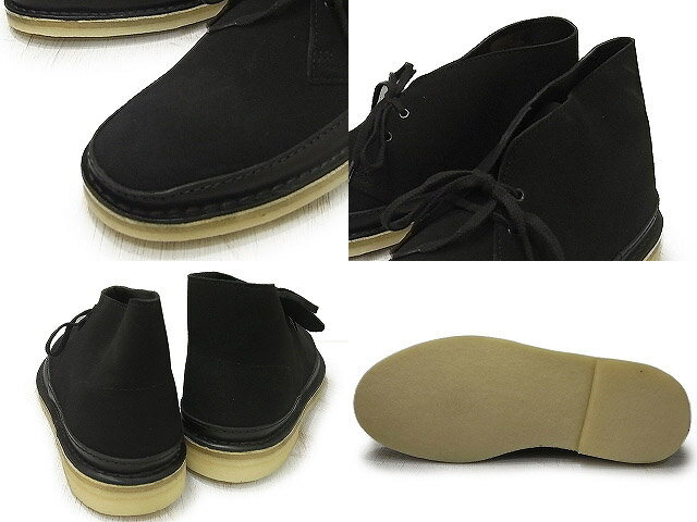 CLARKS / ���顼���� DESERT GUARD / �ǥ����ȥ����� STYLE NO. 62131 BLACK SUEDE / �֥�å��������� MENS / ��� ��US���ʡ�