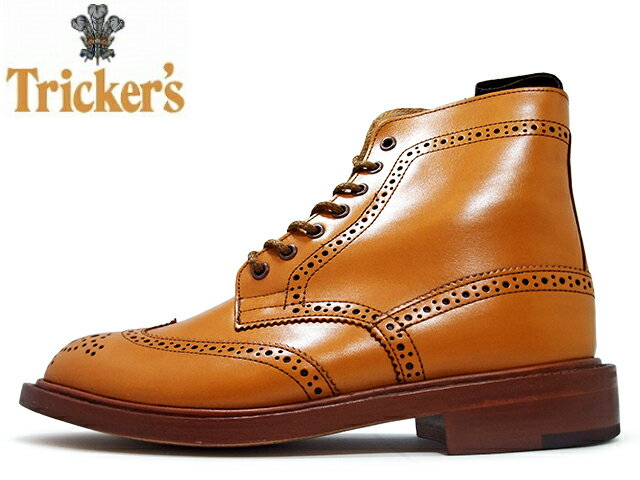 トリッカーズ ブーツ レディース トリッカーズ レディース ウィングチップ カントリーブーツ ブーツ TRICKER'S MALTON COUNTRY BOOT ダブルレザーソール L5180 ACON エーコン