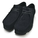 クラークス ワラビー ゴアテックス CLARKS WALLABEE GTX 26149449 GORE-TEX ブラックスエード BLACK SUEDE メンズ ブーツ 防水 1