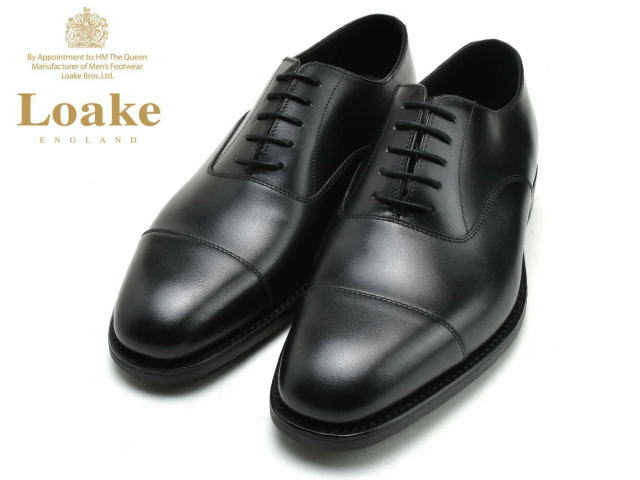 ローク ストレートチップ Loake ALDWYCH ブラック メンズ ビジネスシューズ