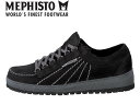 メフィスト 靴 レインボー MEPHISTO RAINBOW SPORTBUCK BLACK コンフォート ウォーキング メンズ