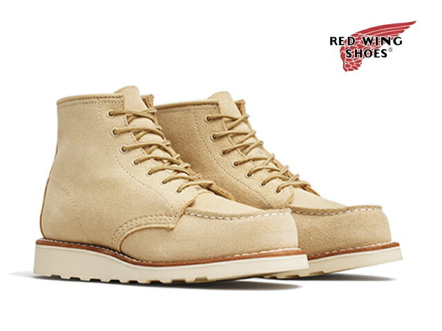【交換送料無料】RED WING レッドウィング 6インチクラシックモック RED WING 6-INCH CLASSIC MOC 3328 クリーム・アビリーン 正規取扱品 レディース