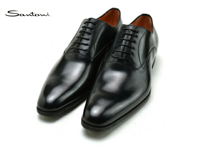 サントーニ ビジネスシューズ メンズ サントーニ Santoni プレーントゥ 07413 メンズ ビジネス ドレス ブラック