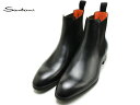 サントーニ サイドゴアブーツ メンズ ドレスシューズ SANTONI 13414SMOICLBN01　ブラック