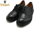 トリッカーズ バートン ウィングチップ カントリーブーツ m5633 Tricker's ブラック ムフロンレザー ダイナイトソール