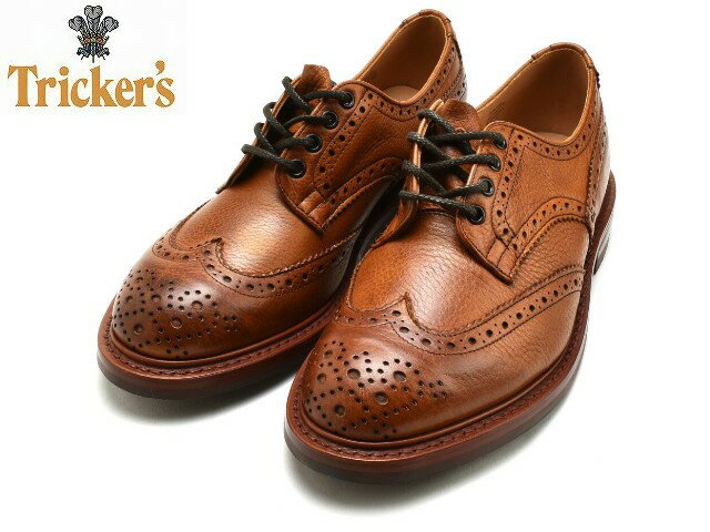 トリッカーズ バートン ウィングチップ カントリーブーツ m5633 Tricker's マロン ムフロンレザー ダイナイトソール