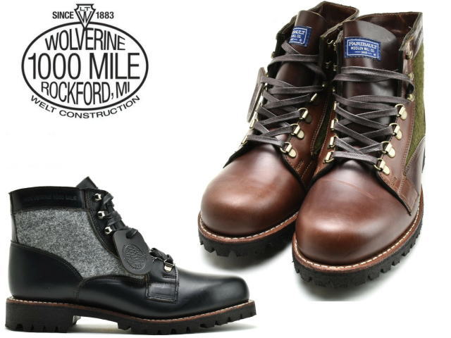 ウルヴァリン ウルバリン 1000マイルブーツ ウルヴァリン WOLVERINE 1000MILE BOOTS W990122 W990123 Made in USAメンズ ブーツ men's boots