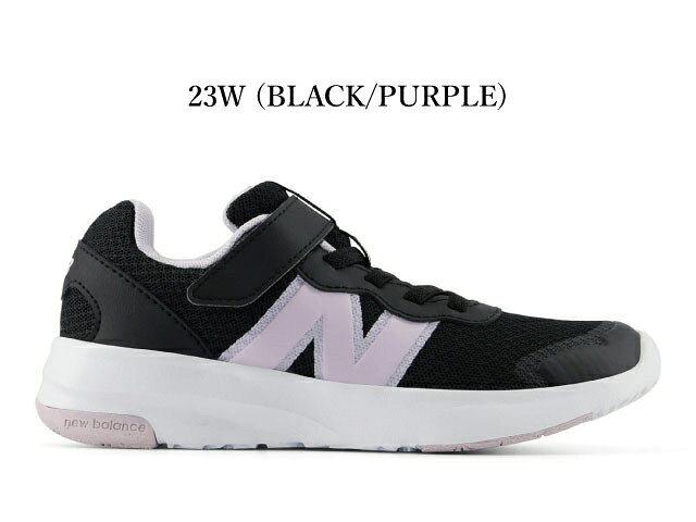 樂天商城 - ニューバランス キッズ スニーカー 578 new balance P578 PT578 G578 GT578 V1 23W ブラック パープル 子供靴 通学 運動会