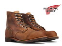 yzbhEBO ACAW[ REDWING RW-8085 IRON RANGE VIBRAM COPPER ROUGHTOUGH Jbp[t^t LbvgD Y u[c