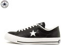 Ro[X X^[j U[ CONVERSE ONE STAR J BLACK/WHITE { Y Xj[J[ MADE IN JAPAN 32346511