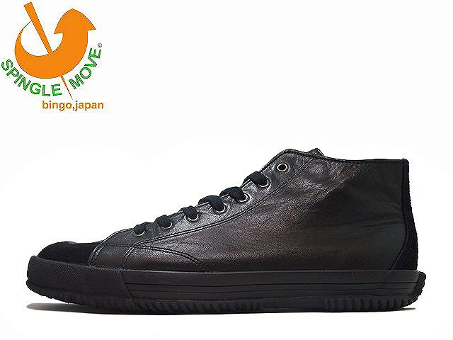 SPINGLEMOVE スピングルムーブ SPM-356 BLACK BLACK ブラック ブラック オイルワックスレザー 