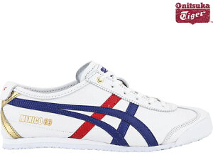 オニツカタイガー メキシコ66 スニーカー メンズ Onitsuka Tiger MEXICO 66 0152 WHITE/DARK BLUE ホワイト/ダークブルー sneaker【あす楽対応】