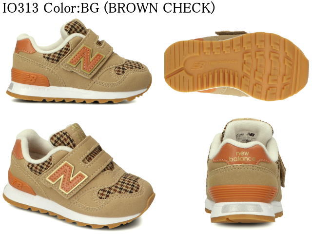 ニューバランス ベビー キッズ ジュニア 313 new balance IO 313 BG BR NG PN UP CR GN NV PK BW RN BY PP GR LC 子供靴 スニーカー