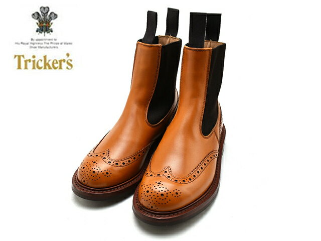 トリッカーズ ブーツ レディース トリッカーズ レディース ウィングチップ サイドゴアブーツ ブーツ TRICKER'S ACON SIDEGORE BOOT ダイナイトソール L2754 エーコン