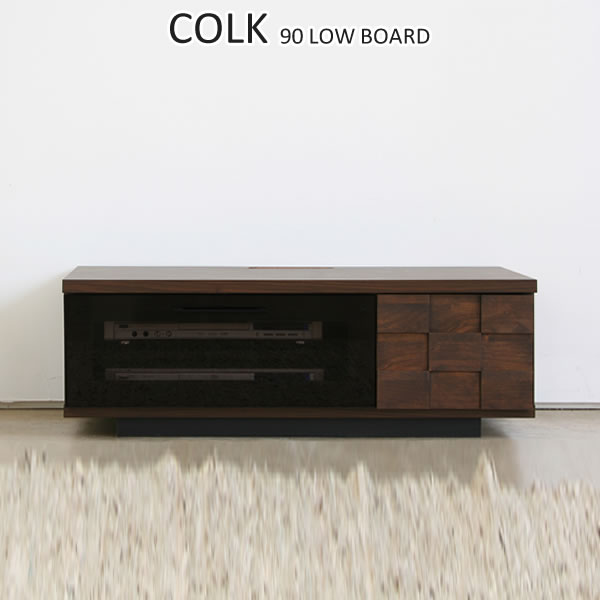 商品名 コルク 90 ローボード COLK 90 LOW BOARD サイズ 本体：幅900mm×奥行445mm×高さ305mm 材質 本体：強化紙 引出前板：アルダー材・オイル塗装 ガラス扉：4mm強化ダークグレーガラス カラー --- ...