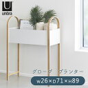 プランタースタンド マルチラック 収納 おしゃれ プランター ラック スタンド 植物 観葉植物 ガーデニング 花台 フラワースタンド 花 シンプル スチール 屋内 屋外 自立型 脚付き 持ち手付き かわいい 収納用品 収納家具 インテリア 白 ホワイト