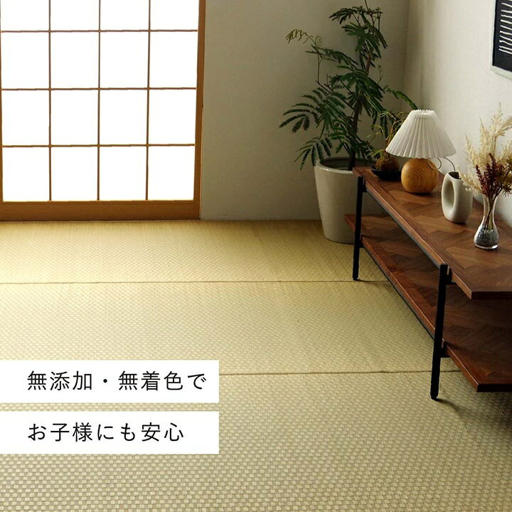 [さらにエントリーでポイント5倍確定]い草ラグ おしゃれ 国産 リバーシブル 348×352cm 江戸間8畳 ござ 夏 夏用ラグ 夏ラグ カーペット 江戸間 本間 上敷き 大きいサイズ 大判 畳ラグ 畳マット 長方形 正方形 cup5 [3]