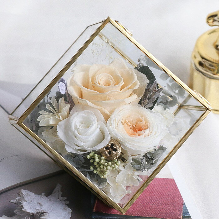 ふんわりスイートな5カラー 母の日ギフト プリザーブドフラワー プレゼント かわいい 記念日プレゼント 誕生日 結婚祝い お盆 贈り物 新築祝い 開店祝い 実用的