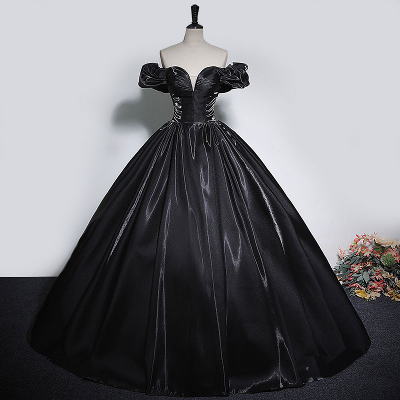 二次会 ドレス カラードレス ブラック オフショルダー ロングドレス ウエディングドレス 海外挙式 結婚式 発表会 演奏会 二次会 花嫁 前撮り カクテルドレス 披露宴 舞台 演出 イブニングドレスブライダル フォーマルドレス 成人式 卒業式 コンサート【cd-0700】