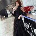 前撮りドレス【着後レビュー特典】きらきらロングドレス カラードレス ワンピース お色直し 二次会 ウェディング ドレス 冬 ハイネック パーティードレス 演奏会 ピアノ発表会 舞台衣装 ステージ衣装
