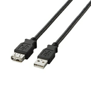 Rakuten - エレコム USB2.0延長ケーブル（A-A延長タイプ）（1.5m） U2C-E15BK【代引・後払い決済不可商品】