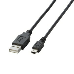 乐天商城 - エレコム USB2.0ケーブル（mini-Bタイプ）（2.0m） U2C-M20BK【代引・後払い決済不可商品】