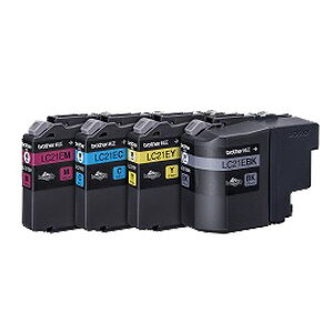 乐天商城 - ブラザー LC21E-4PK（4色パック）純正品 DCP-J983N用インクカートリッジ【後払い決済不可商品】