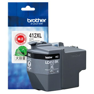 樂天商城 - ブラザー LC412XLBK 大容量インクカートリッジ（ブラック）純正品 【対応機種：MFC-J7300CDW/MFC-J7100CDW】【後払い決済不可商品】