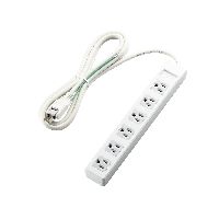 Rakuten - エレコム 3ピンプラグ対応タップ(マグネット付) T-T1B-3625WH【代引・後払い決済不可商品】