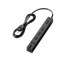 Rakuten - エレコム 雷/回転機能6口2m T-KF01-2620BK【代引・後払い決済不可商品】