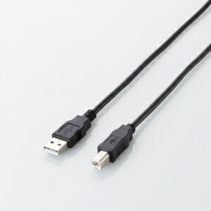 乐天商城 - エレコム エコUSB2.0ケーブル(A-Bタイプ) U2C-JB10BK【代引・後払い決済不可商品】
