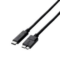 Rakuten - エレコム USB3.1ケーブル(認証品、C-microB) USB3-CMB05NBK【代引・後払い決済不可商品】