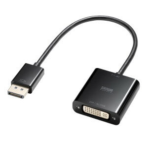 Rakuten - サンワサプライ AD-DPDVA02 DisplayPort-DVI変換アダプタ(Activeタイプ) 【後払い決済不可商品】