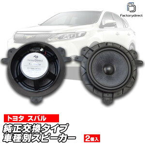 fd-to-b65wf-to07 Aqua アクア (10系前期 H23.12-R01.07 2011.12-2019.07) ※R01.08以降は要端子加工で装着可) TOYOTA トヨタ 純正交換6.5インチ 17cmスピーカー カプラーON トレードイン (Plug and Play 車 カーアクセサリー 車載スピーカー カースピーカー)