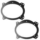 ca-sp14-011b スバル向け 楕円6x9inch ABSインナーバッフルボード スピーカーアダプター 社外スピーカー交換 SUBARU (車 カスタムパーツ スピーカー カースピーカー カーオーディオ オーディオ バッフル インナーバッフル ABSバッフル カーステレオ アダプター)(2)