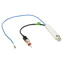 【DM便発送可】ac-ad1500-03-1b アンテナ変換ハーネスケーブル ブースター付 LEONI社配線使用 メルセデスベンツ W203 ISO(メス) か...