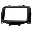 ca-ci11-591a 2DIN AVインストールキット Peugeot プジョー 108 (2014-2021 H26-R03) ナビ取付フレーム オーディオフェイスパネル (ナビ ナビフレーム カーナビ ナビゲーション 車 オーディオ パネル ドレスアップ アクセサリー 車内 内装パーツ 交換 取り付け)
