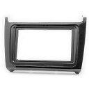 ca-vw11-539a 2DIN AVインストールキット Polo ポロ(6R後期 2014-2018 H26-H30) VW フォルクスワーゲン ナビ取付フレーム オーディオフェイスパネル (オーディオ ナビフレーム カーオーディオ カスタム 改造 パーツ カーナビ ナビ フレーム 内装 ドレスアップ)