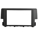 ca-ho11-650a 2DIN AVインストールキット Civic シビック (FK1.7系 H29.09-R02.08 2017.09-2020.08) ホンダ HONDA ナビ取付フレーム オーディオフェイスパネル (車用品 自動車 カーナビ オーディオ ナビフレーム ナビゲーション アクセサリー カスタム パーツ)