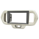 ca-to22-1056b2DIN改 2DINアダプター変換 ダイハツ Boon ブーン (M700S.M710S系 H28.04-R05.12 2016.04-2023.12) DAIHATSU ナビ取付フレーム オーディオフェイスパネル (カスタムパーツ オーディオ パネル カーナビ 内装 ナビフレーム 車用品 ドレスアップ)