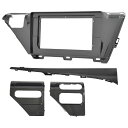 ca-to22-1812a 海外製10.1インチ向け CAMRY カムリ (70系前期 H29.10-R03.01 2017.10-2021.01 ※オプションレス専用) (国産ナビ取付不可) TOYOTA トヨタ ナビ取付フレーム ディスプレイオーディオ向け アンドロイドナビ (カーオーディオ ドレスアップ 内装 ナビ)