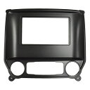 ca-gm11-537b 2DIN AVインストールキット GMC Sierra シエラ (GMT K2XX 2014-2018 H26-H30) Chevrolet シボレー ナビ取付フレーム オーディオフェイスパネル (車 内装 ドレスアップ カーナビ ナビフレーム カスタム パーツ ナビゲーション 車内 インテリア)