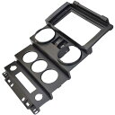 ca-je22-563a 海外製9インチ向け Jeep Wrangler ジープ ラングラー(JK型前期 2ドア 2007-2010 H19-H22) (国産ナビ取付不可) ナビ取付フレーム ディスプレーオーディオ向け オーディオフェイスパネル (カスタム 車 カーナビ ナビフレーム パネル 内装 交換 android)