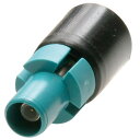 【DM便発送可】ac-ad1520-20h Porsche ポルシェ アンテナ変換アダプター Fakra (オス) = ISO (オス) デッキ、ナビ交換時に最...