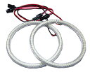 【LED イカリング】LL-N120 汎用 120mm LED84発 高輝度&高角度SMD採用 LEDイカリング LEDエンジェルアイ (エンジェルリング 車 外装 ドレスアップ カスタムパーツ LEDリング 後付けイカリング SMDイカリング カーグッズ カーパーツ LEDランプ ライト)